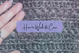 How to Wash & Care for Handmade Fiber and Yarn Creations 💜