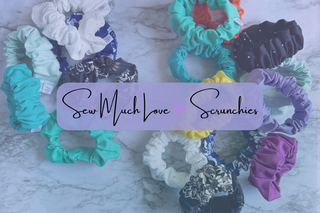 Sew Much Love 💜 Introducing My Handmade Scrunchies