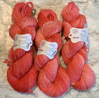Grease Inspired Hand-Dyed Yarn