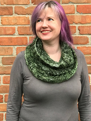 Starlight Zoie Cowl Pattern Knit Brim Crochet Version - PATTERN FILE ONLY