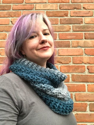 Starlight Zoie Cowl Pattern Knit Brim Crochet Version - PATTERN FILE ONLY