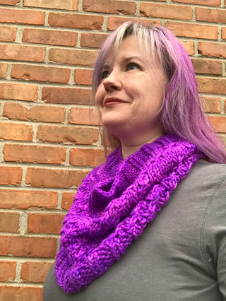 Starlight Zoie Cowl Pattern Knit Brim Crochet Version - PATTERN FILE ONLY