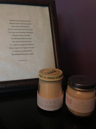 Baby Food Jar Candles - supporting The Finley Project