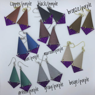 Triangle Sparkle Earrings