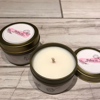 Blushing Rose Soy Wax Candle