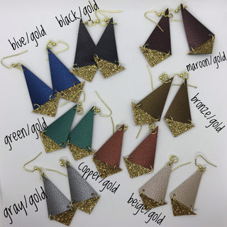 Triangle Sparkle Earrings