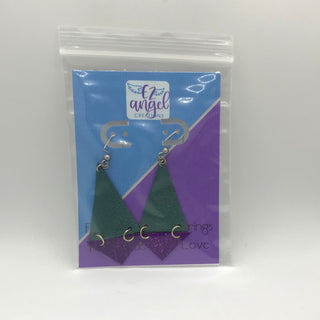 Triangle Sparkle Earrings