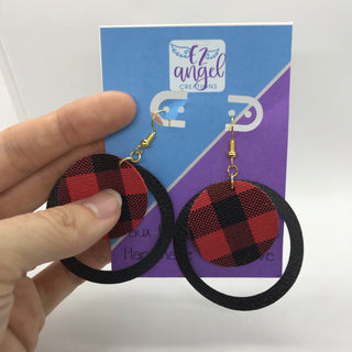 Plaid Earrings